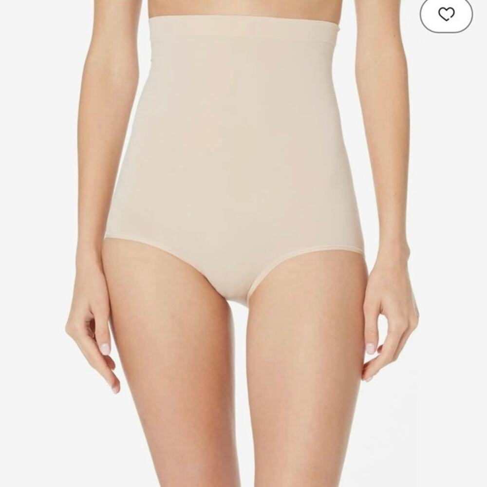 Spanx 3 pairs of Power Panties High Waisted Shaper Brief Nude NIB 3 Pair